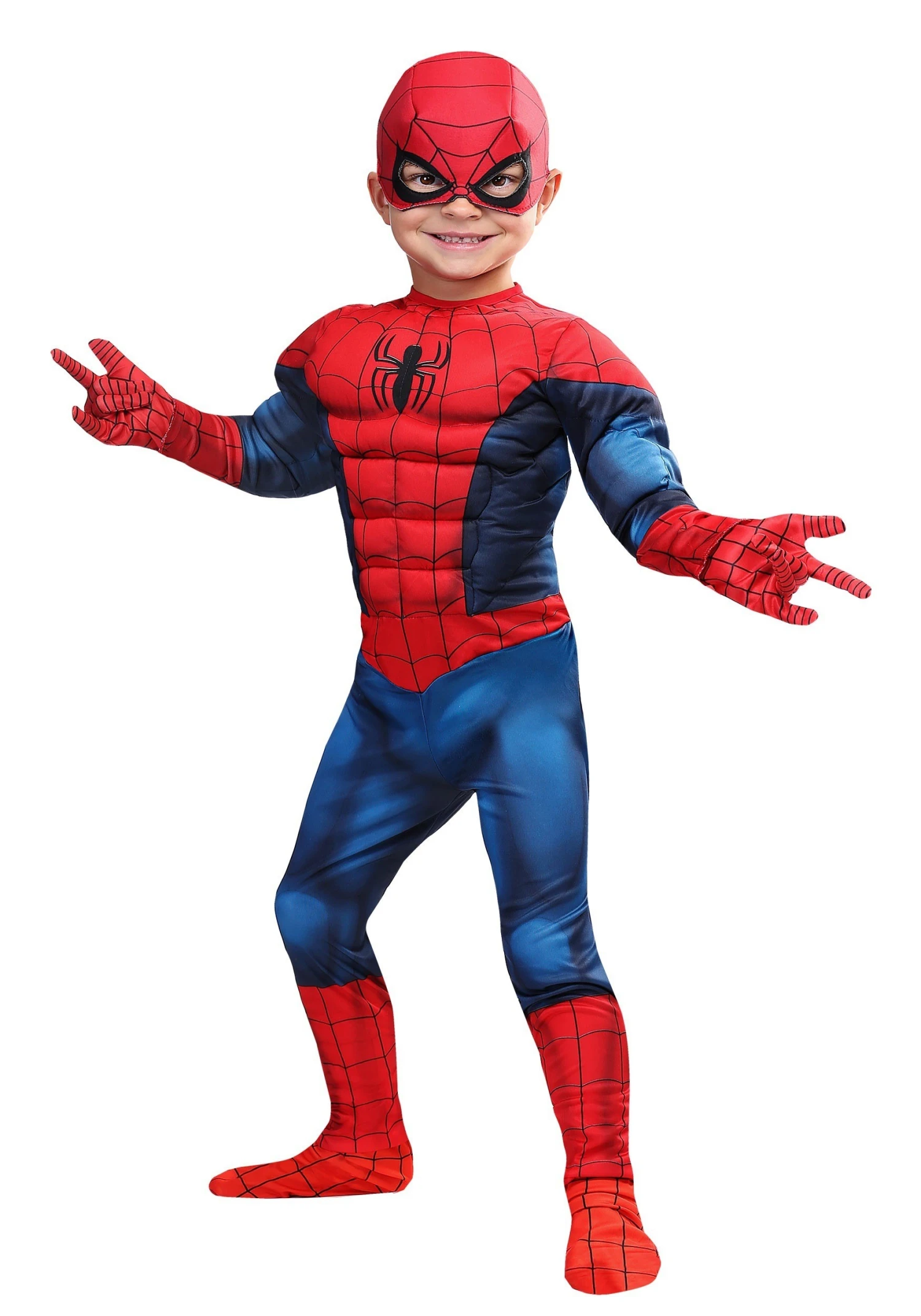 Marvel Spider-Man Toddler Costume 1 Marvel Spider-Man Toddler Costume