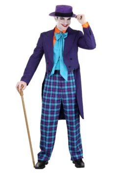 1989 Batman Joker Men's Shirt And Tie -Halloween Costumes Shop mens 1989 batman joker shirt and tie alt 3