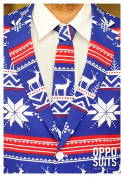 OppoSuits Ugly Christmas Sweater Suit Costume For Men -Halloween Costumes Shop mens christmas sweater suit image4