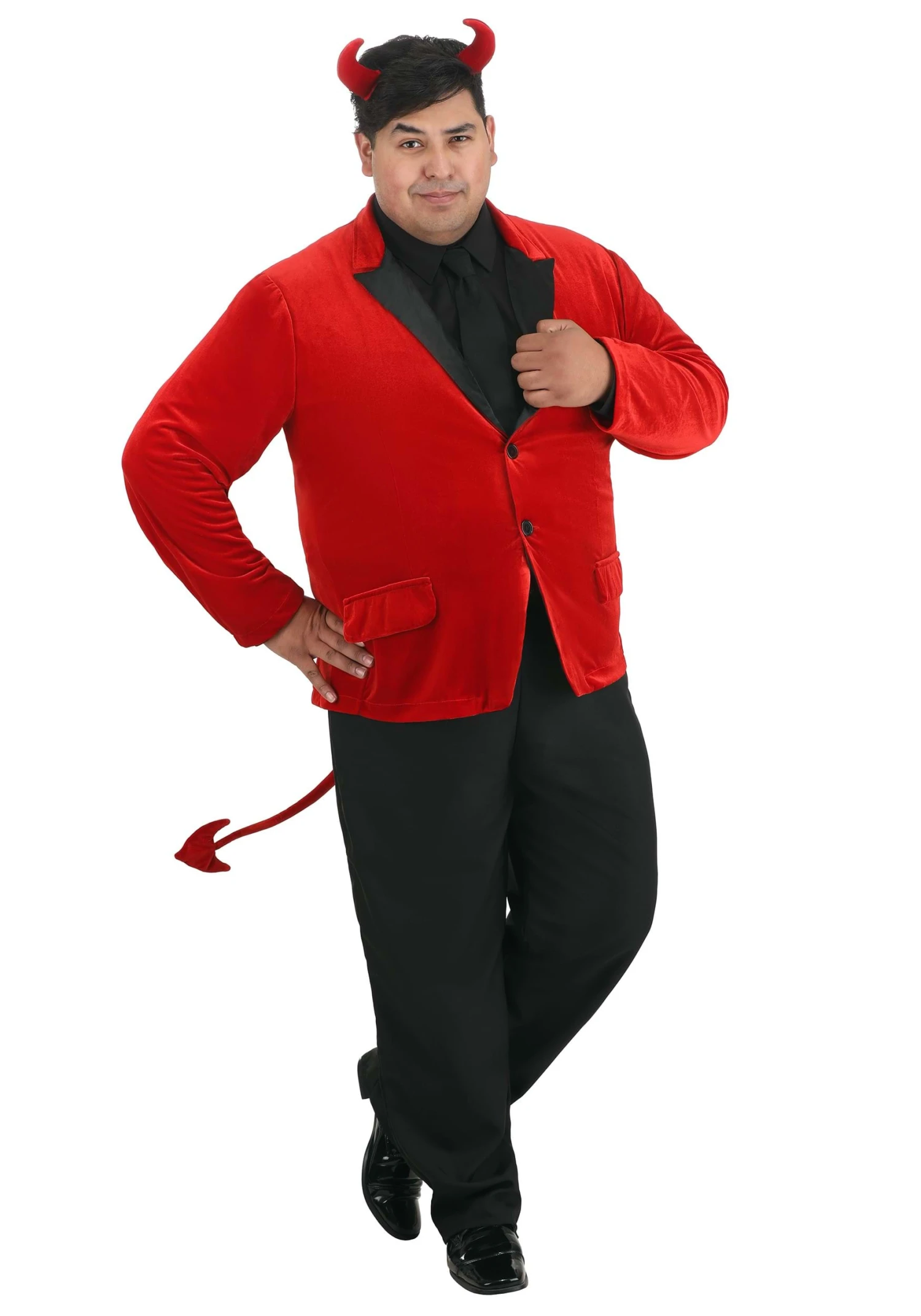 Men's Handsome Devil Plus Size Costume 6 Men's Handsome Devil Plus Size Costume - Image 6