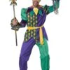 Deluxe Mardi Gras Jester Men's Costume