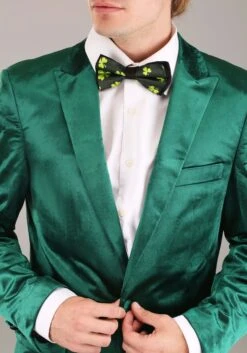 Green Leprechaun Suit Costume For Men -Halloween Costumes Shop mens green leprechaun suit costume alt 3