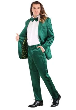 Green Leprechaun Suit Costume For Men -Halloween Costumes Shop mens green leprechaun suit costume alt 9