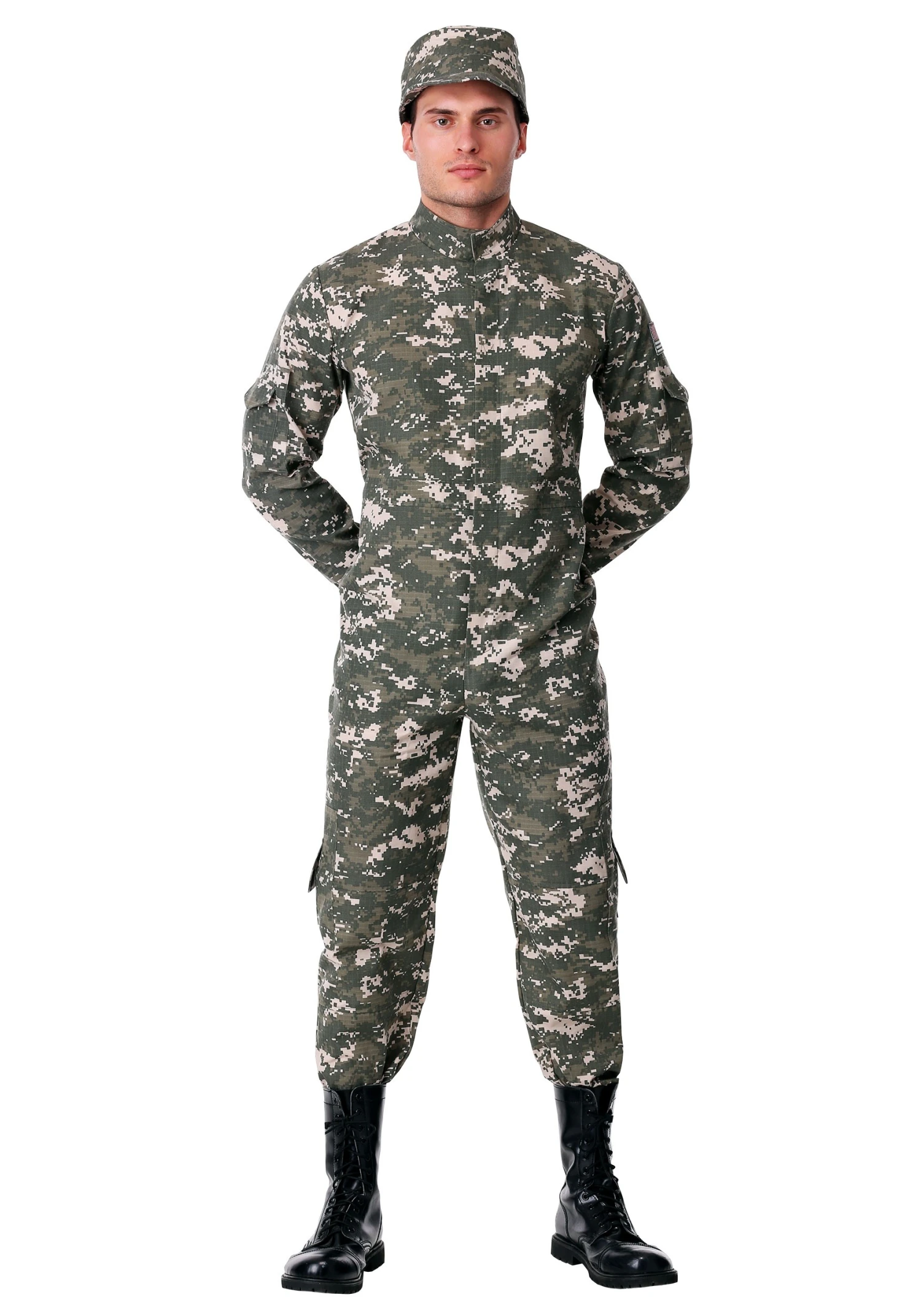 Men's Modern Combat Soldier Costume 3 Men's Modern Combat Soldier Costume - Image 3