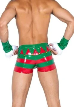 Roma Naughty Holiday Elf Costume For Men -Halloween Costumes Shop mens naughty holiday elf costume 1