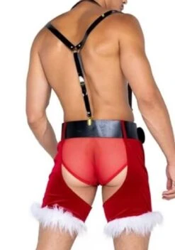 Roma Naughty St. Nick Costume For Men -Halloween Costumes Shop mens naughty st nick costume 1