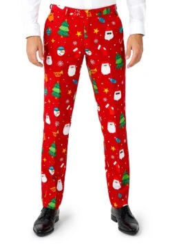 Opposuits Christmas Festivity Red Suit For Men -Halloween Costumes Shop mens opposuits christmas festivity red suit alt 4