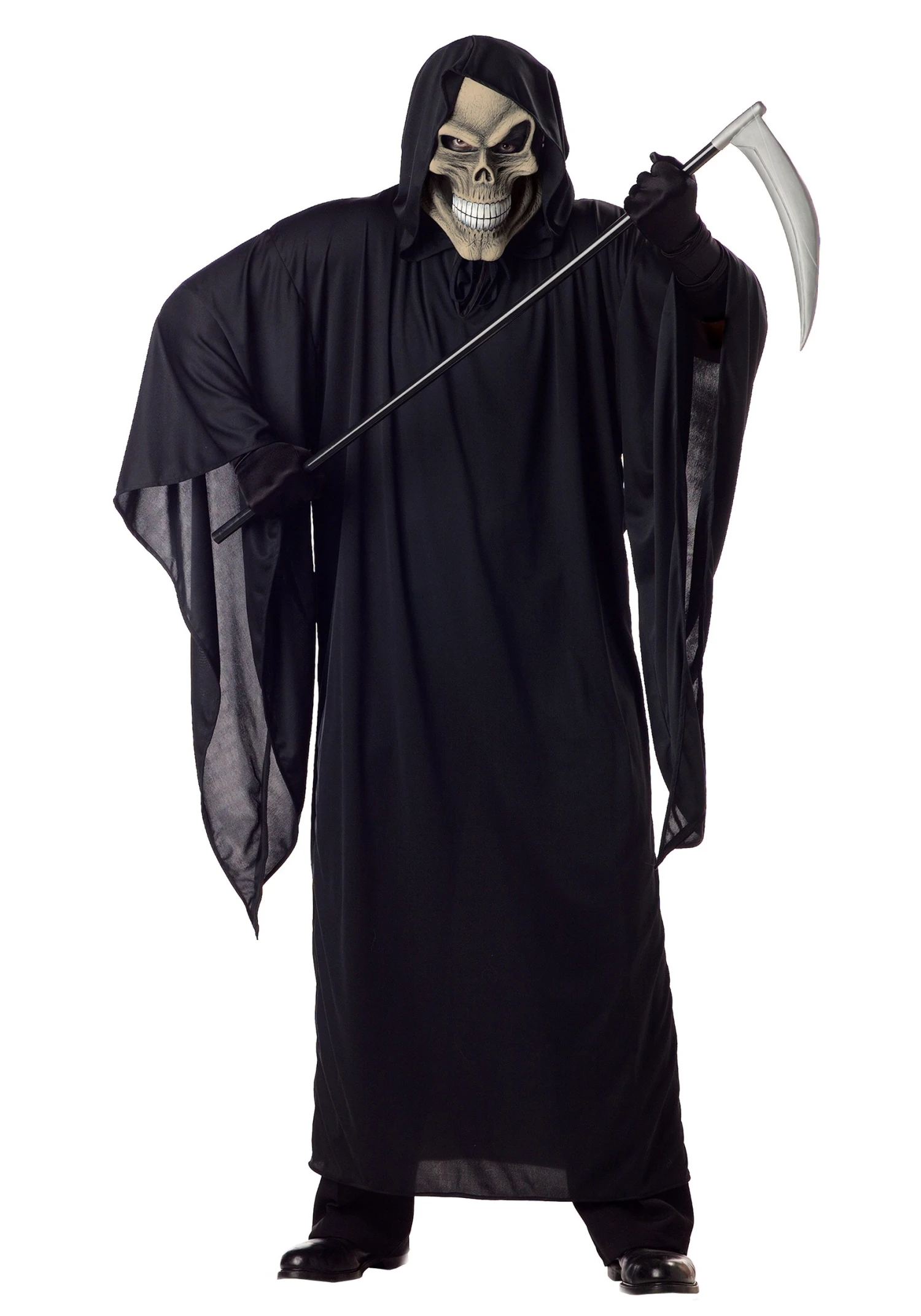 Plus Size Men's Grim Reaper Costume 1 Plus Size Men's Grim Reaper Costume