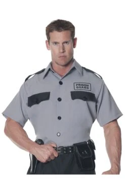 Plus Size Prison Guard Men's Shirt