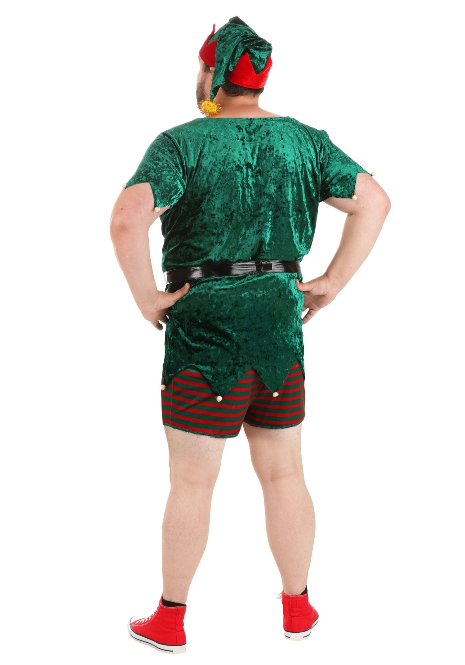 Plus Size Sexy Christmas Elf Costume For Men 2 Plus Size Sexy Christmas Elf Costume For Men - Image 2