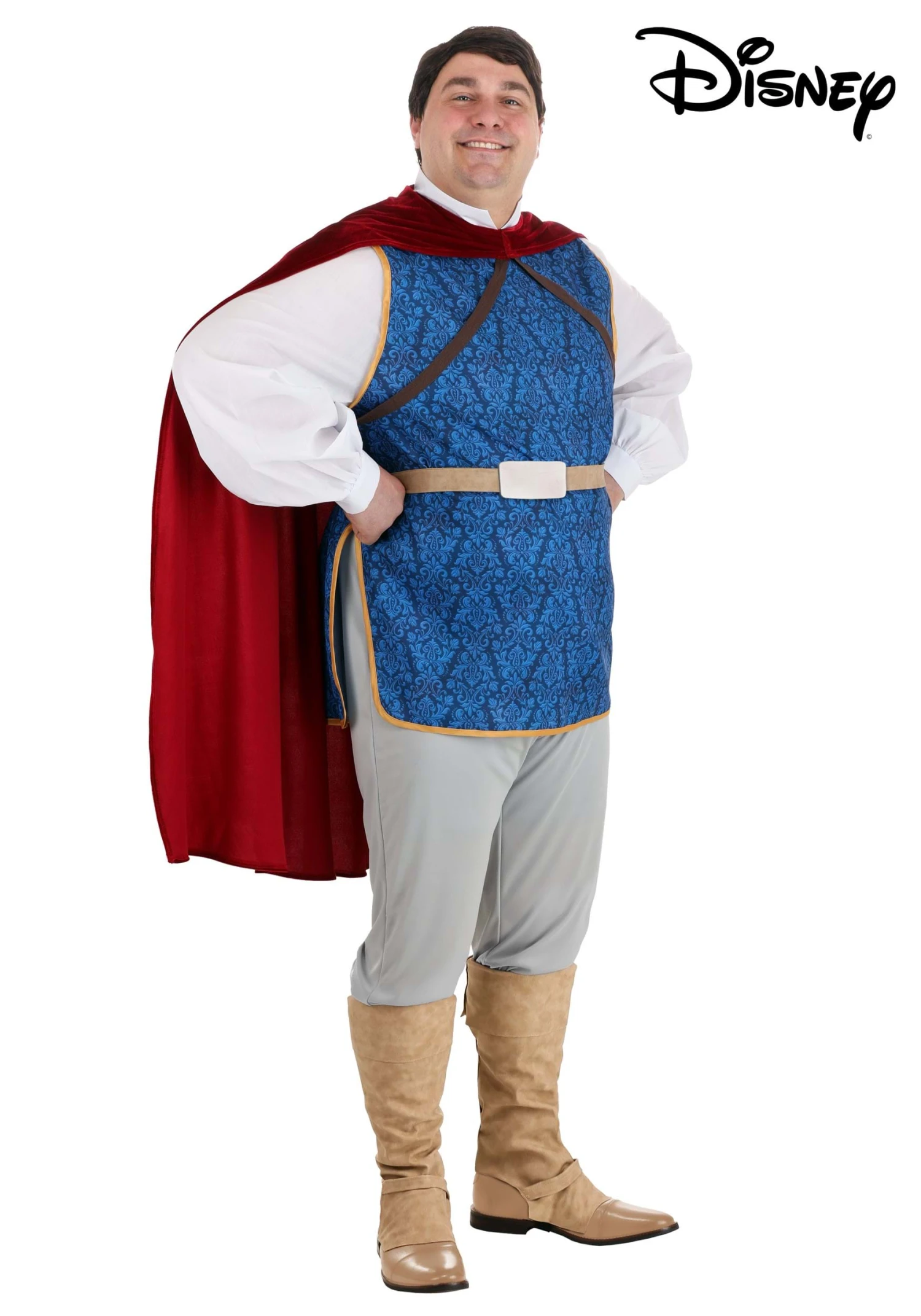 The Prince Costume For Plus Size Men From Disney's Snow White 2 The Prince Costume For Plus Size Men From Disney's Snow White - Image 2