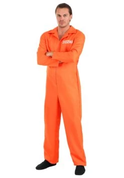 Men's Orange Prison Jumpsuit