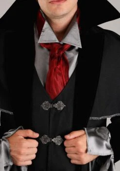 Royal Vampire Costume For Men -Halloween Costumes Shop mens royal vampire costume alt 2