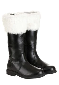 Santa Claus Boots For Men -Halloween Costumes Shop mens santa claus boots alt 5 1