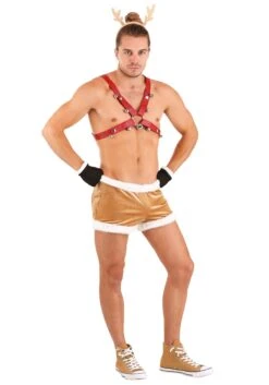 Mens Sexy Reindeer Costume