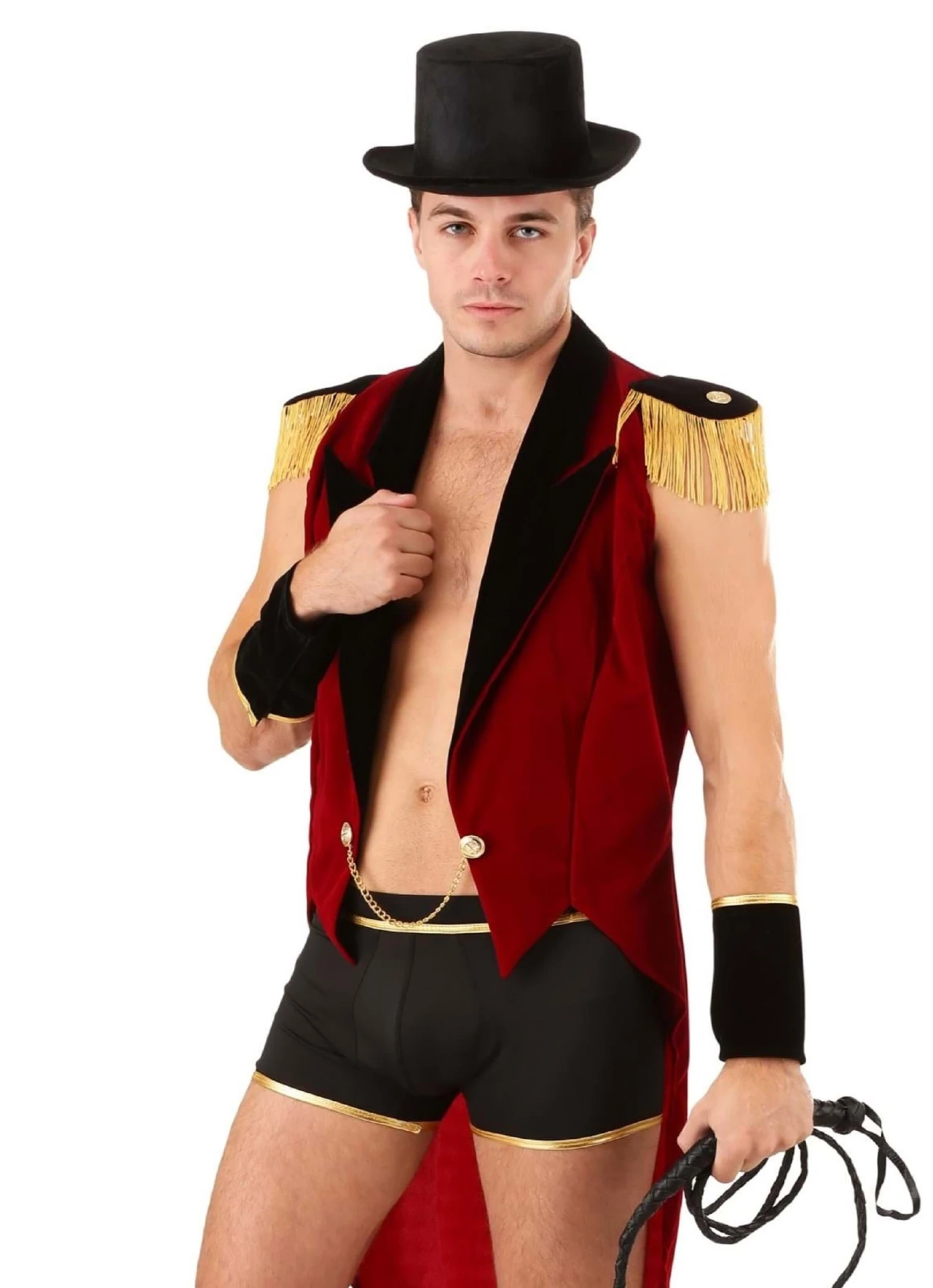 Roma Sexy Ringmaster Costume For Men 3 Roma Sexy Ringmaster Costume For Men - Image 3