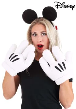 Women's Mickey Ears & Glove Set