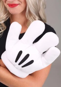 Women's Mickey Ears & Glove Set 14 Women's Mickey Ears & Glove Set -Halloween Costumes Shop mickey ears glove set alt 4