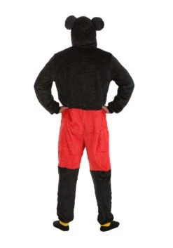 Adult Mickey Super Minky Union Suit -Halloween Costumes Shop mickey mens superminky unionsuit alt 2