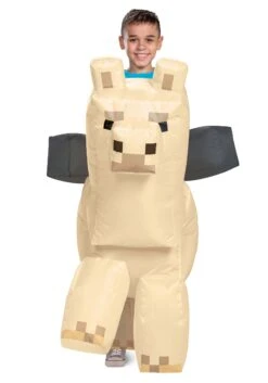 Disguise Minecraft Inflatable Llama Ride-On Costume For Kids -Halloween Costumes Shop minecraft inflatable llama ride on costume alt 3