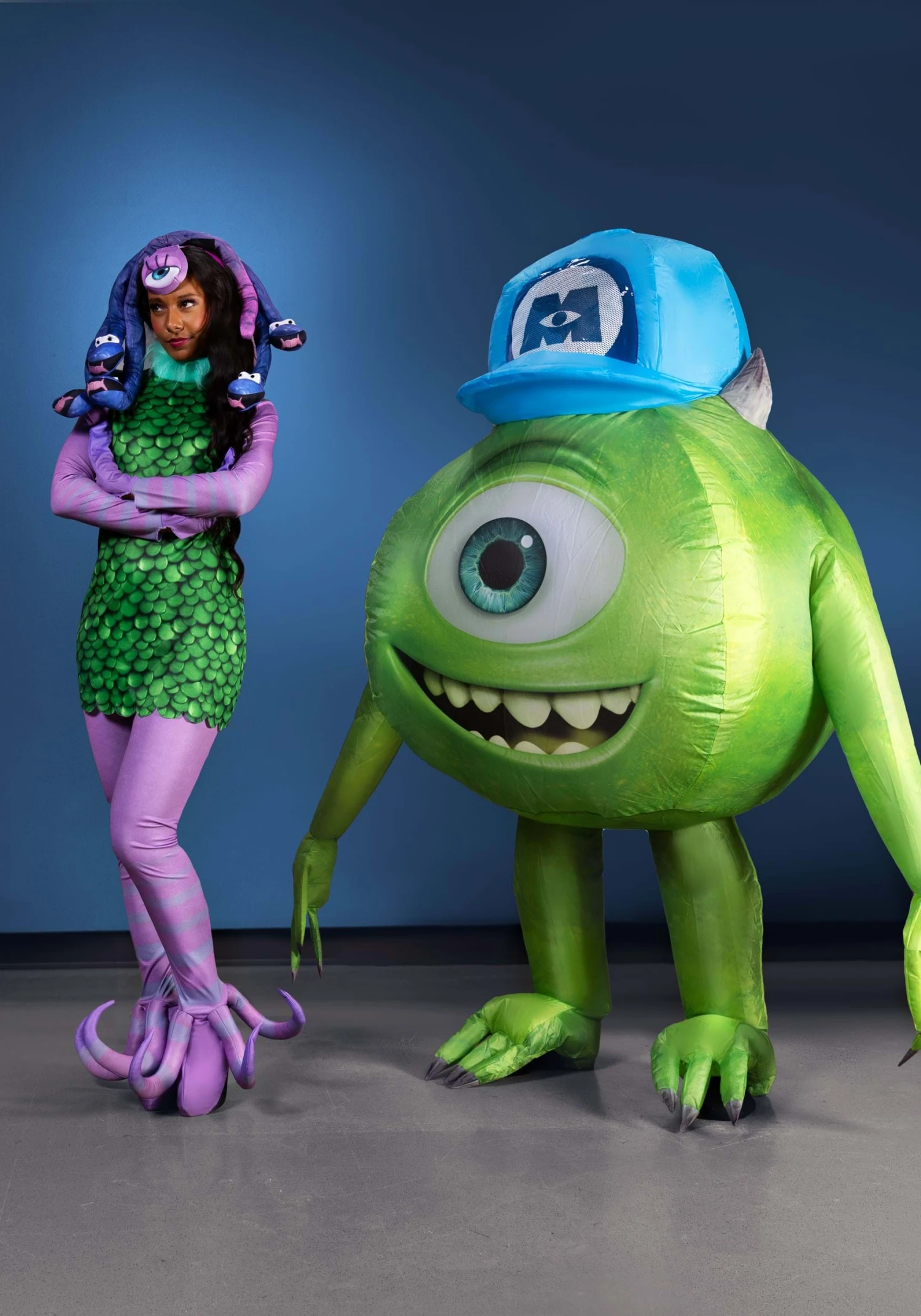 Monsters Inc Mike Wazowski Inflatable Costume For Adults 3 Monsters Inc Mike Wazowski Inflatable Costume For Adults - Image 3