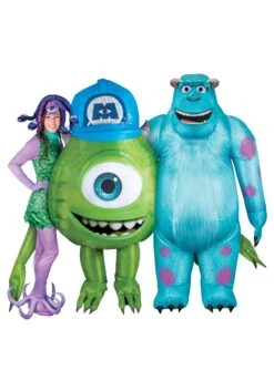 Monsters Inc Sulley Inflatable Costume For Adults -Halloween Costumes Shop monsters inc adult sulley inflatable costume alt 1