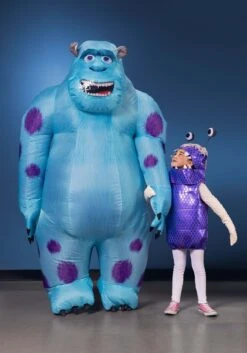 Monsters Inc Sulley Inflatable Costume For Adults -Halloween Costumes Shop monsters inc adult sulley inflatable costume alt 3