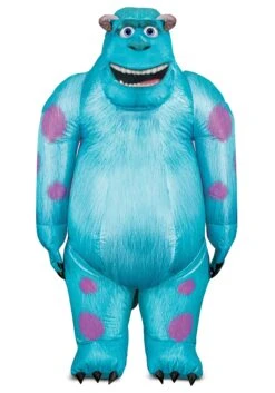 Monsters Inc Sulley Inflatable Costume For Adults -Halloween Costumes Shop monsters inc adult sulley inflatable costume alt 6