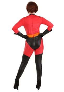 Disguise Adult Womens Mrs. Incredible Bodysuit Costume -Halloween Costumes Shop mrs incredible bodysuit costume alt 4