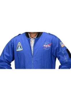 NASA Flight Jacket For Adults 5 NASA Flight Jacket For Adults -Halloween Costumes Shop nasa adult flight jacket alt 2