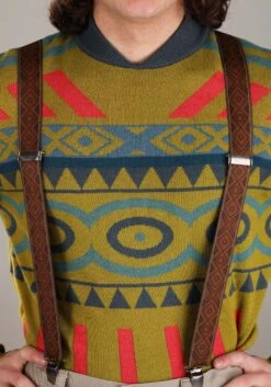 Oaken Hat, Sweater & Suspenders Costume Kit For Adults -Halloween Costumes Shop oaken hat sweater suspenders kit alt 2