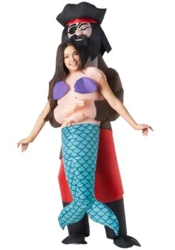 Pick Me Up Pirate Mermaid Inflatable Adult Costume For Adults