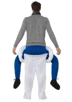 Smiffys Snowman Piggyback Costume -Halloween Costumes Shop piggyback snowman costume alt 2