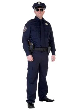 Men's Plus Size Authentic Cop Costume