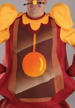 Cogsworth Costume For Plus Size Men From Disney's Beauty And The Beast -Halloween Costumes Shop plus size beauty and the beast cogsworth costume alt 2