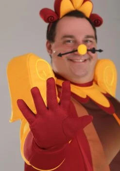 Cogsworth Costume For Plus Size Men From Disney's Beauty And The Beast -Halloween Costumes Shop plus size beauty and the beast cogsworth costume alt 3