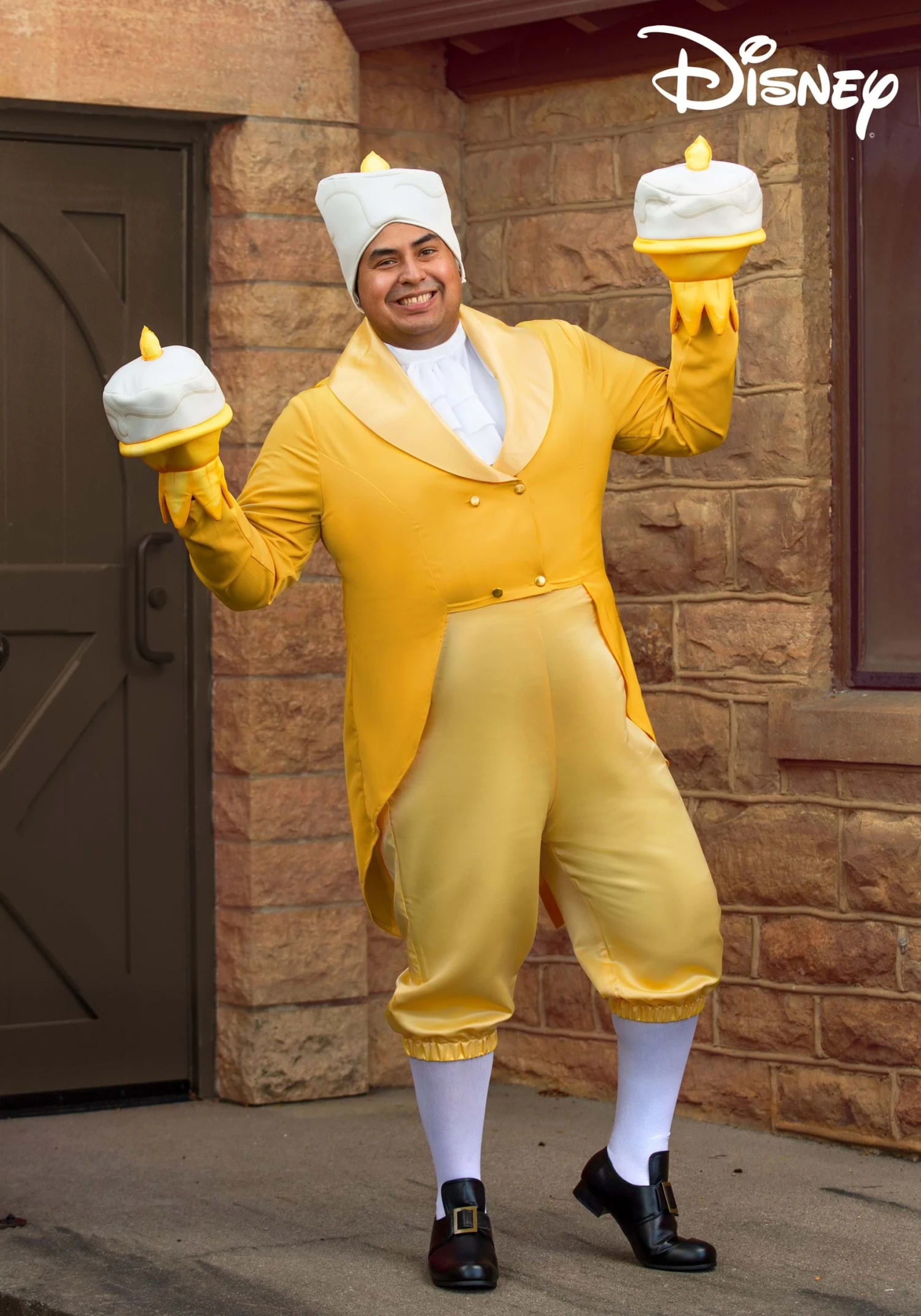 Lumiere Costume For Plus Size Men From Disney's Beauty And The Beast 1 Lumiere Costume For Plus Size Men From Disney's Beauty And The Beast