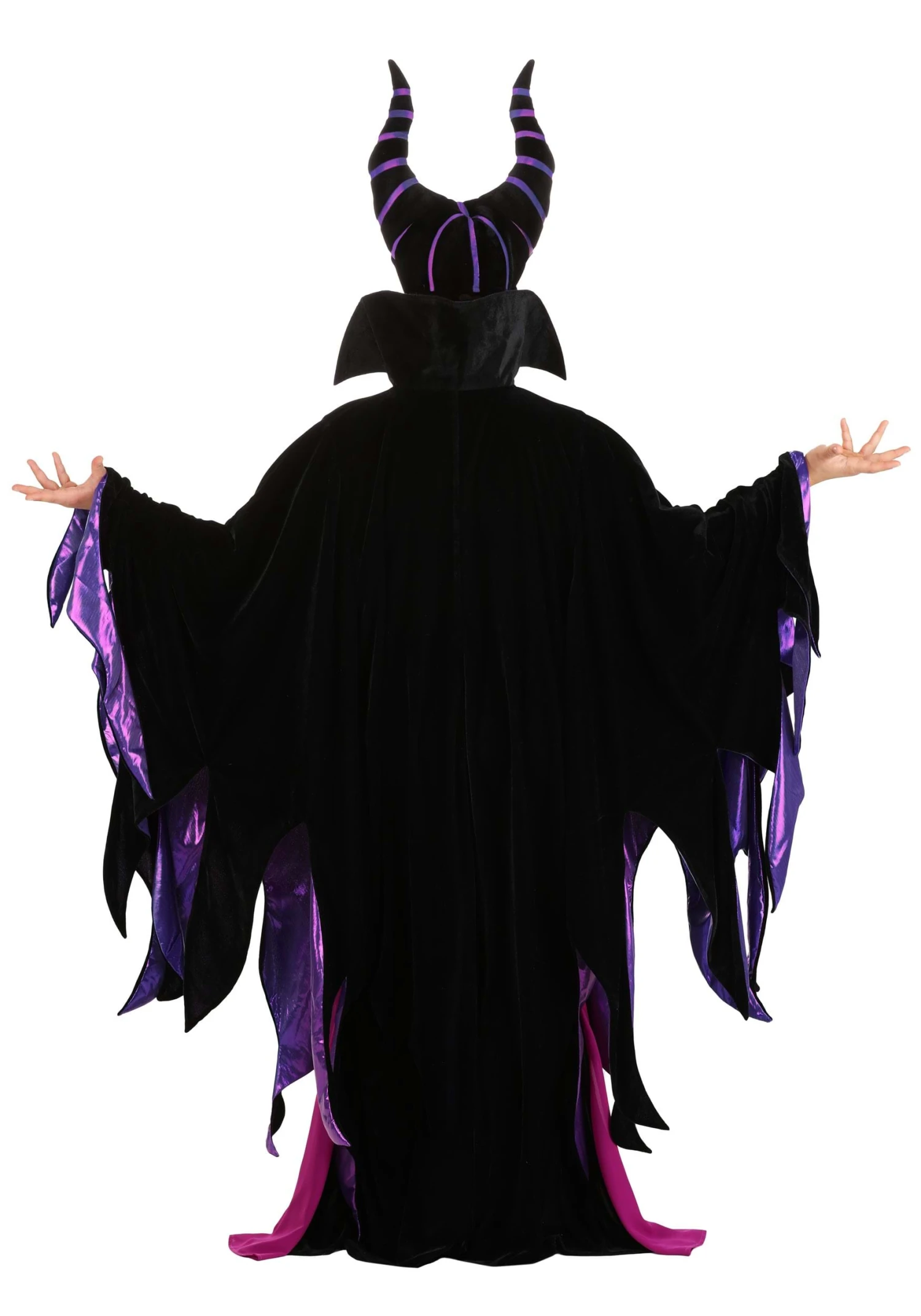 Plus Size Women's Classic Disney Maleficent Costume 4 Plus Size Women's Classic Disney Maleficent Costume - Image 4