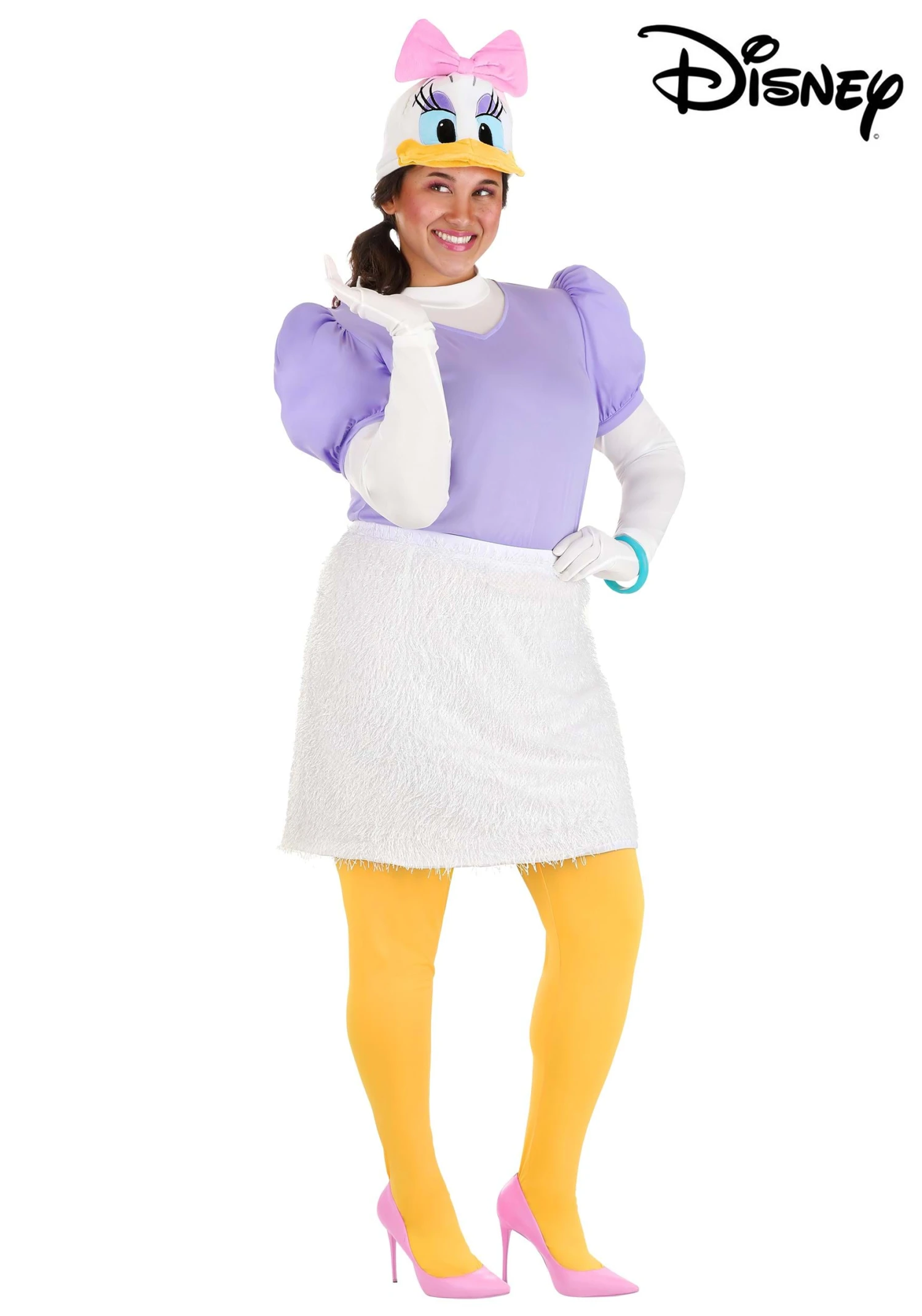 Plus Size Women's Daisy Duck Costume 2 Plus Size Women's Daisy Duck Costume - Image 2