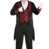 Men's Plus Size Dashing Vampire Costume
