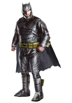 Men's Plus Size Deluxe Dawn Of Justice Armored Batman Costume