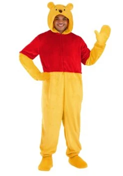 Adult Deluxe Plus Size Disney Winnie The Pooh Costume -Halloween Costumes Shop plus size deluxe disney winnie the pooh costume alt 3