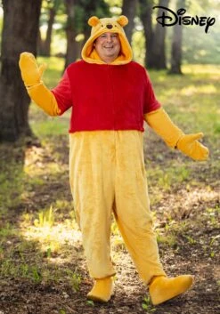 Adult Deluxe Plus Size Disney Winnie The Pooh Costume
