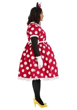 Disney Plus Size Deluxe Minnie Mouse Adult Costume -Halloween Costumes Shop plus size deluxe minnie mouse costume alt 3