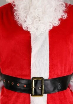 Plus Size Deluxe Red Santa Claus Costume For Men -Halloween Costumes Shop plus size deluxe red santa claus costume alt 2