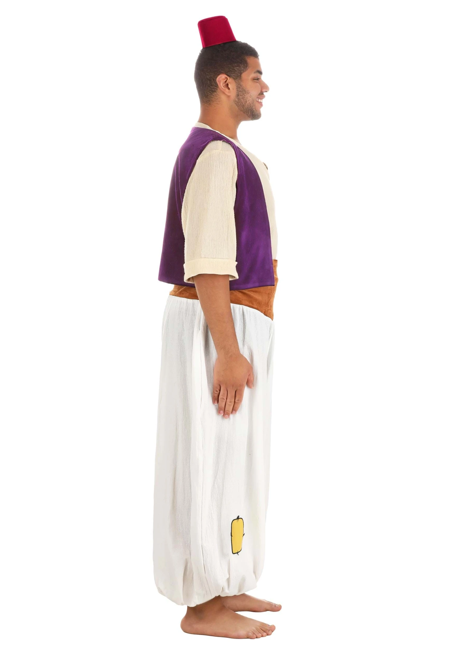 Plus Size Deluxe Disney Aladdin Costume For Men 6 Plus Size Deluxe Disney Aladdin Costume For Men - Image 6