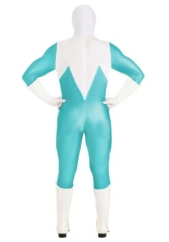 Men's Deluxe Plus Size Disney And Pixar The Incredibles Frozone Costume -Halloween Costumes Shop plus size disney and pixar frozone costume alt 3