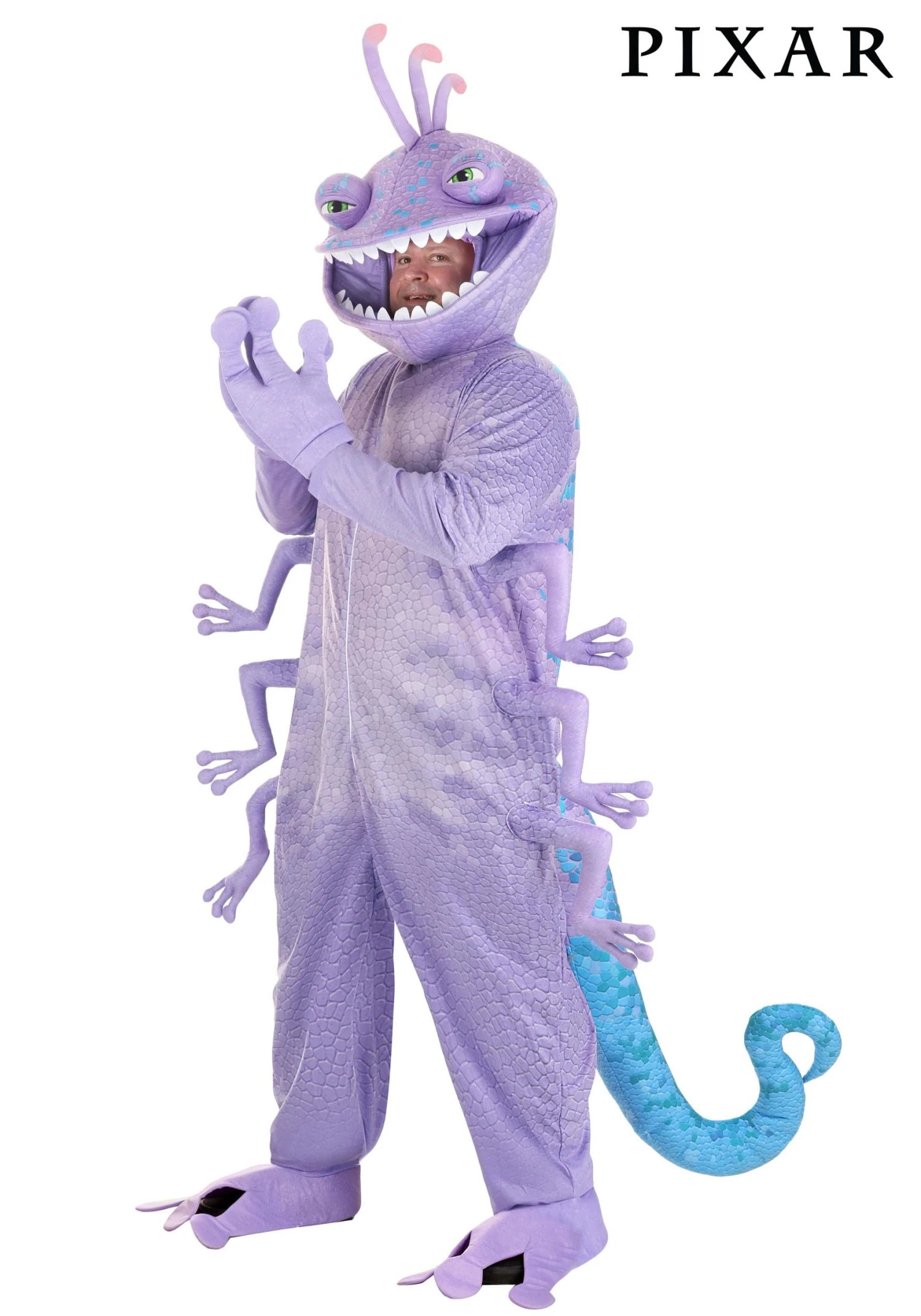 Men's Plus Size Disney And Pixar Monsters Inc Randall Costume 1 Men's Plus Size Disney And Pixar Monsters Inc Randall Costume