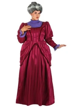 Women's Plus Size Disney Cinderella Lady Tremaine Costume Dress -Halloween Costumes Shop plus size disney cinderella lady tremaine costume alt 3