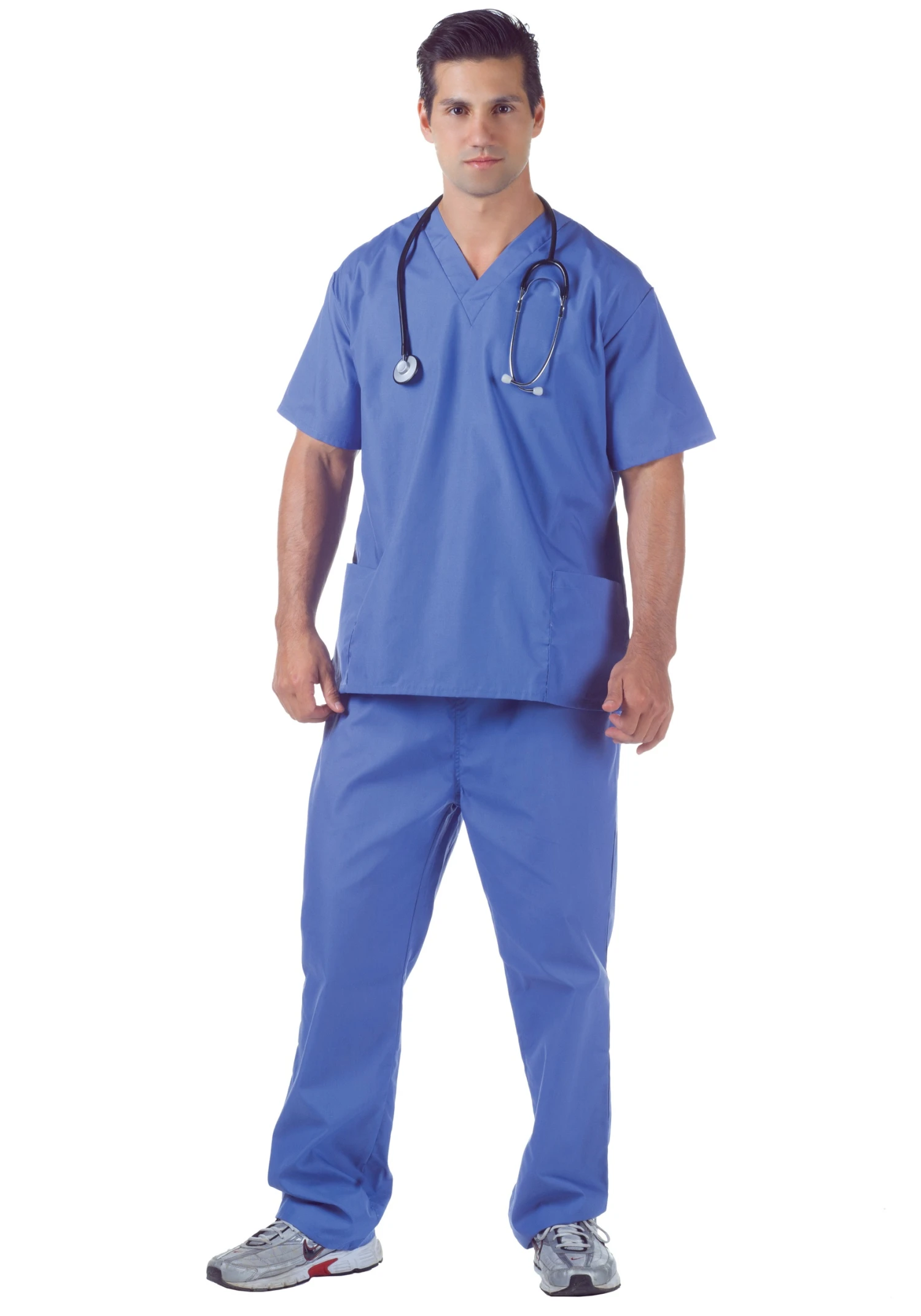 Plus Size Doctor Scrubs Costume For Adults 1 Plus Size Doctor Scrubs Costume For Adults